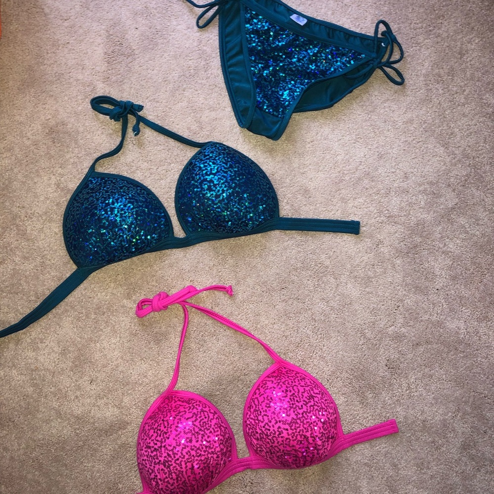 TWO tops One bikini bottom. VENUS